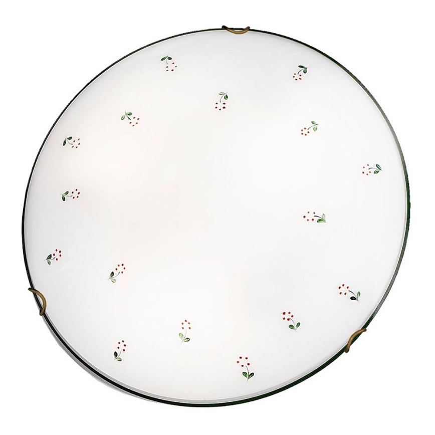 Kolarz 731.13.4.70 - Taklampa NONNA 3xE27/60W/230V diameter 50 cm grön