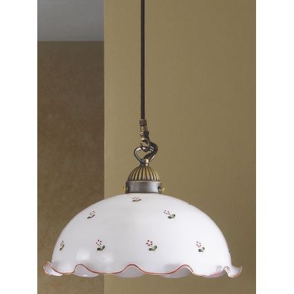 Kolarz 731.30.71 - Ljuskrona på snöre NONNA 1xE27/75W/230V röd