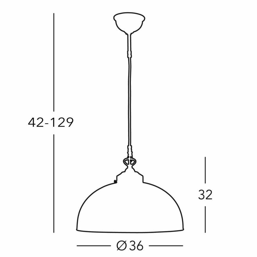 Kolarz 731.32.102 - Ljuskrona med textilsladd NONNA 1xE27/75W/230V diameter 36 cm hjort grön