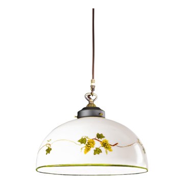 Kolarz 731.32.141 - Ljuskrona med textilsladd NONNA 1xE27/75W/230V diameter 36 cm vindruvor