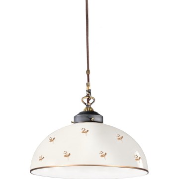 Kolarz 731.32.172 - Hänglampa på kabel NONNA 1xE27/75W/230V Ø 36 cm med blommor i roséguld