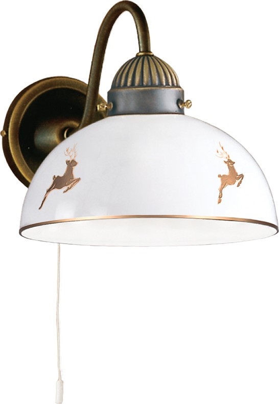 Kolarz 731.61.150 - Vägglampa NONNA 1xE27/75W/230V jeleni roséguld