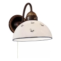 Kolarz 731.61.16 - Vägglampa NONNA 1xE27/75W/230V blå