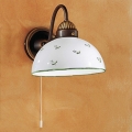 Kolarz 731.61.20 - Vägglampa NONNA 1xE27/75W/230V grön