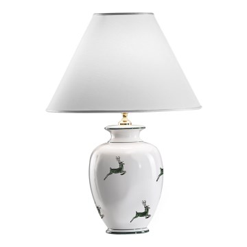 Kolarz 731.70W.100 - Bordslampa NONNA 1xE27/100W/230V vit
