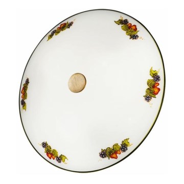 Kolarz 731.U12.4.113-Taklampa NONNA 2xE14/60W/230V diameter 32 cm vindruvor/jordgubbar