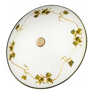 Kolarz 731.U13.4.110 - Taklampa NONNA 3xE27/60W/230V diameter 42 cm vindruvor
