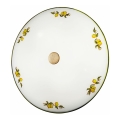Kolarz 731.U13.4.116 - Taklampa NONNA 3xE27/60W/230V diameter 42 cm citroner