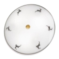 Kolarz 731.U13.4.133- Taklampa NONNA 3xE27/60W/230V diameter 42 cm grå/mässing