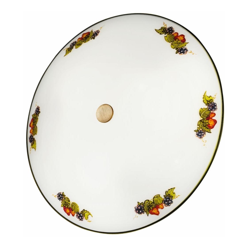 Kolarz 731.U14.4.113-Taklampa NONNA 4xE27/60W/230V diameter 54 cm vindruvor/jordgubbar