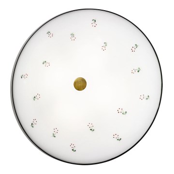 Kolarz 731.U14.4.70- Taklampa NONNA 4xE27/60W/230V diameter 54 cm grön/mässing