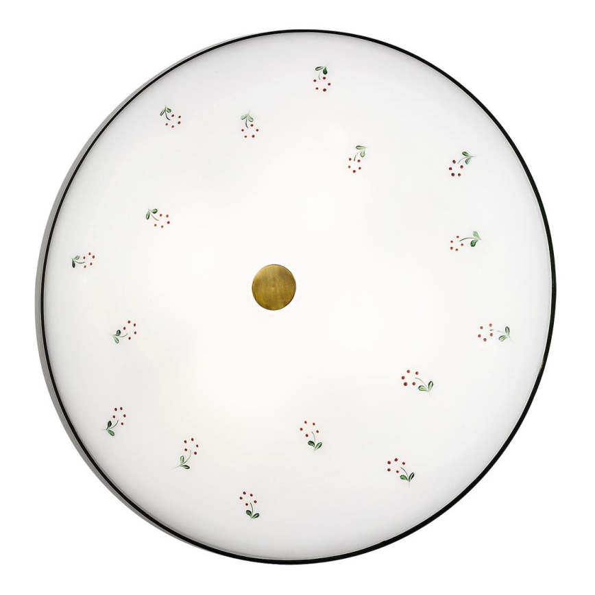Kolarz 731.U14.4.70- Taklampa NONNA 4xE27/60W/230V diameter 54 cm grön/mässing