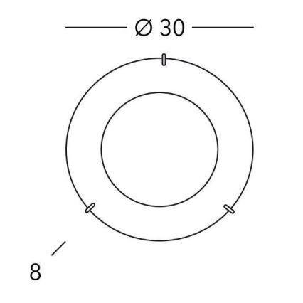 Kolarz A1306.11.3 - Taklampa MOON 1xE27/60W/230V