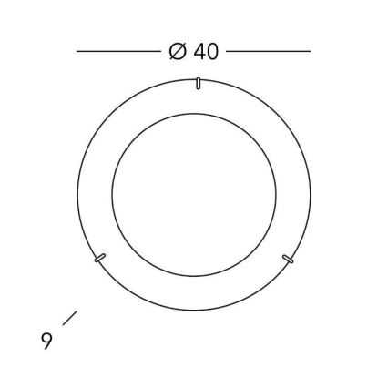 Kolarz A1306.12.5 - Taklampa MOON 2xE27/60W/230V