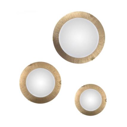 Kolarz A1306.13.3.SunAu - Taklampa MOON 3xE27/60W/230V