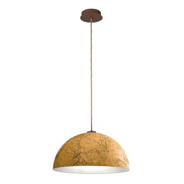 Kolarz A1339.31.Co.VinAu/50 - Ljuskrona med textilsladd CULT 1xE27/100W/230V diameter 50 cm guld