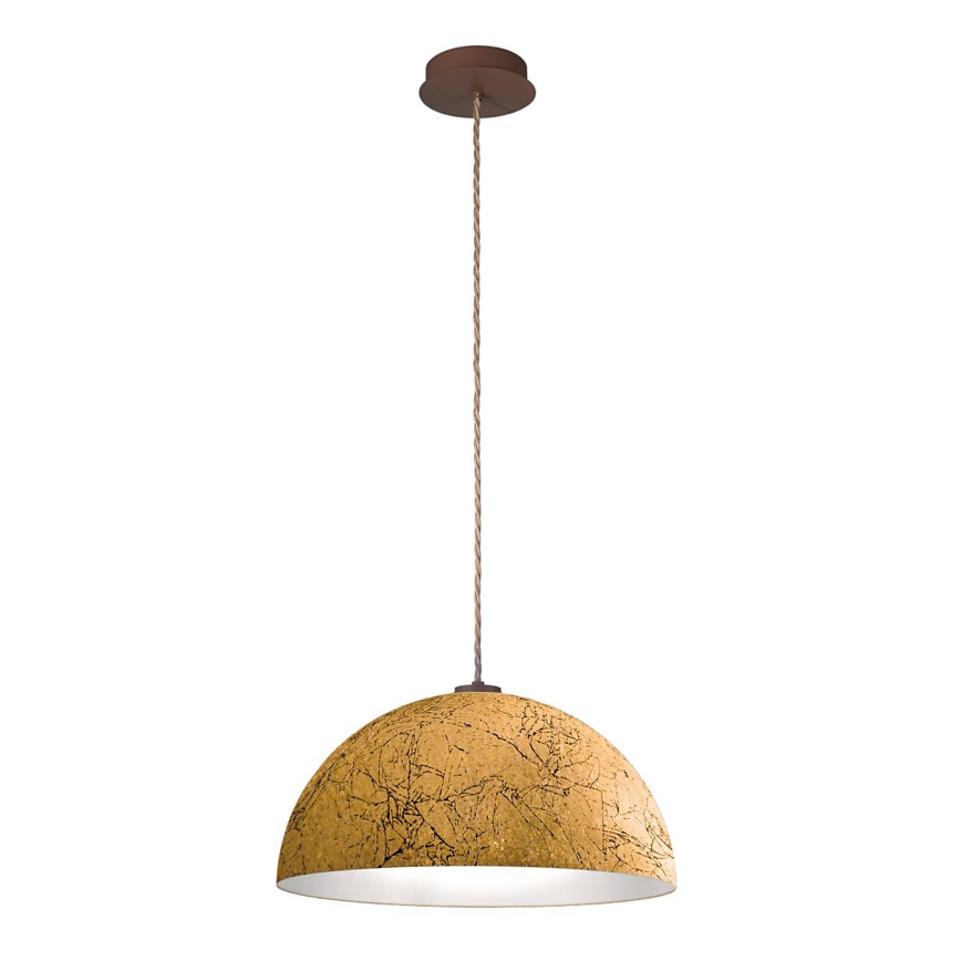 Kolarz A1339.31.Co.VinAu/50 - Ljuskrona med textilsladd CULT 1xE27/100W/230V diameter 50 cm guld
