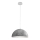 Kolarz A1339.31.Wm.VinAg/40 - Ljuskrona med textilsladd CULT 1xE27/100W/230V diameter 40 cm silver
