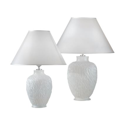 Kolarz A1340.70 - Bordslampa CHIARA 1xE27/100W/230V vit d. 30 cm