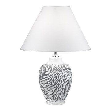 Kolarz A1340.71.Gr - Bordslampa  CHIARA 1xE27/100W/230V vit/grå d.40 cm
