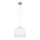 Kolarz A1352.31.W - Taklampa på kabel NONNA 1xE27/60W/230V ek/vit