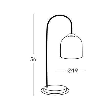 Kolarz A1352.71.G.100 - Bordslampa NONNA 1xE27/60W/230V hjort ek/vit/grön