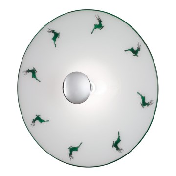 Kolarz A1353.61.XL.5.G.100 - Vägglampa NONNA 1xE27/100W/230V hjort grön