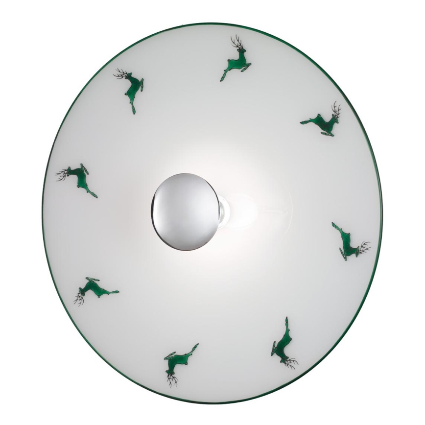 Kolarz A1353.61.XL.5.G.100 - Vägglampa NONNA 1xE27/100W/230V hjort grön