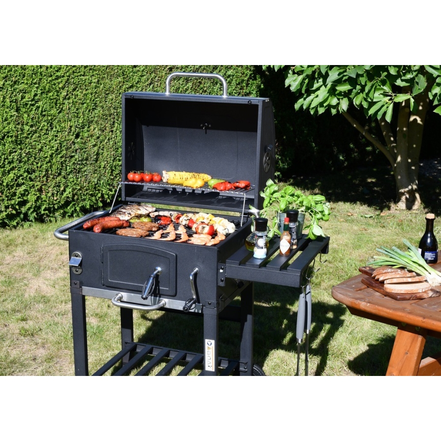 kolgrill svart