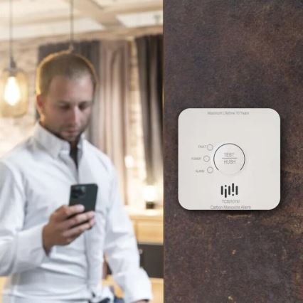 Kolmonoxiddetektor GoSmart 2xAA Wi-Fi Tuya