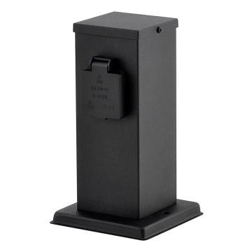 Kolumn med eluttag för utomhusbruk 2Z 230V antracit IP44