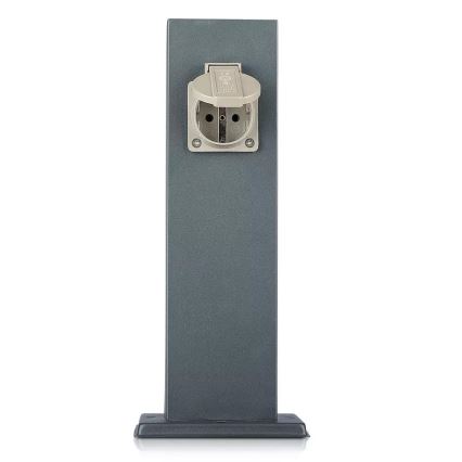 Kolumn med eluttag för utomhusbruk SCHUKO 2Z 230V IP44