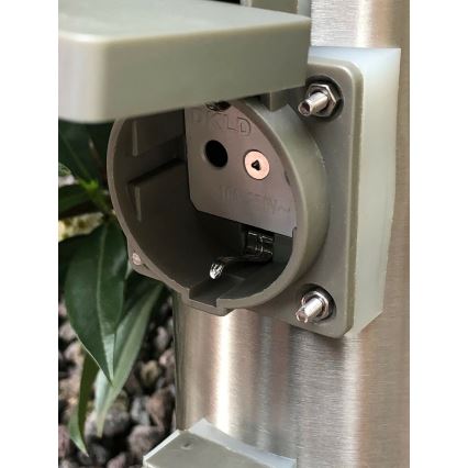 Kolumn med eluttag för utomhusbruk SYDNEY 4Z SCHUKO 230V IP44