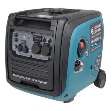 Könner & Söhnen 5106 - Gas- och bensininverterad elektrisk generator KS 4000iEG S 4000W