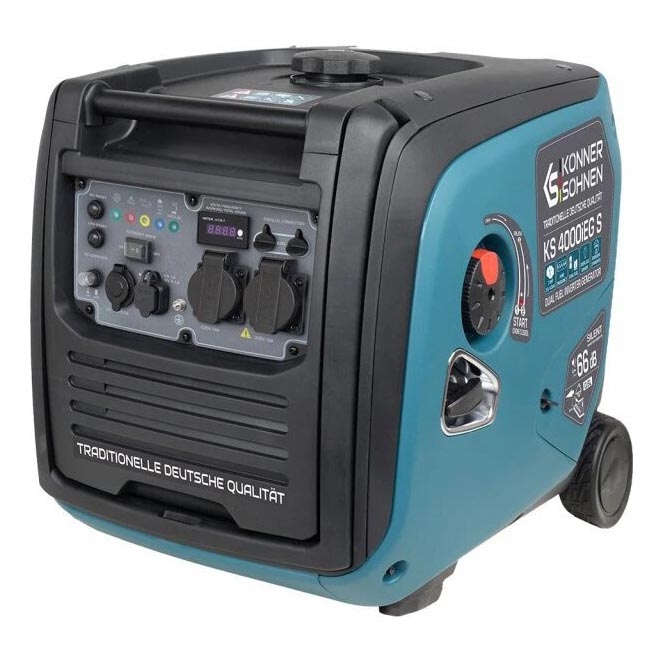 Könner & Söhnen 5106 - Gas- och bensininverterad elektrisk generator KS 4000iEG S 4000W