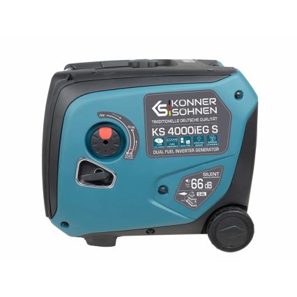 Könner & Söhnen 5106 - Gas- och bensininverterad elektrisk generator KS 4000iEG S 4000W