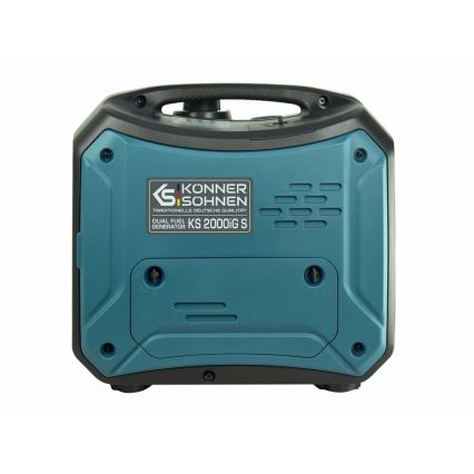 Könner & Söhnen KS7869 - Gas- och bensininverterad elektrisk generator KS 2000iG S 2000W