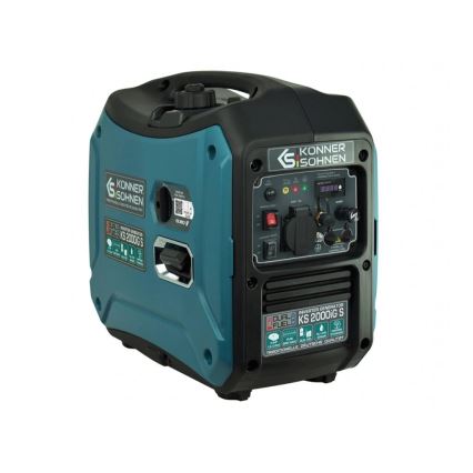 Könner & Söhnen KS7869 - Gas- och bensininverterad elektrisk generator KS 2000iG S 2000W