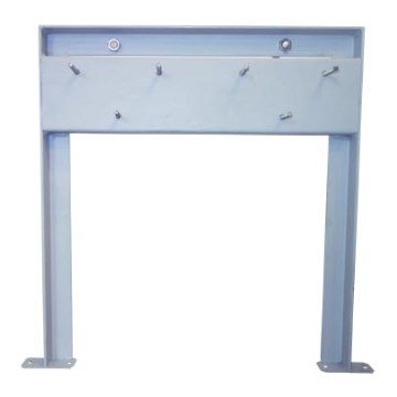 Konstruktion 45x49,4 cm silverfärgad