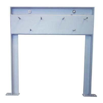Konstruktion 45x49,4 cm silverfärgad