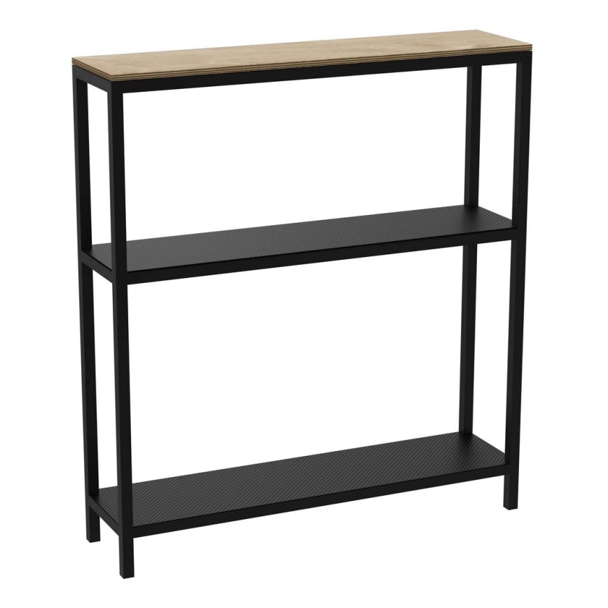 Koupelnový regál 67x60 cm svart