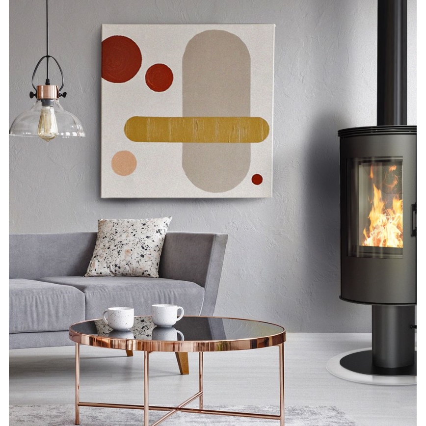 Kratki - Steel fireplace 8kW 150mm