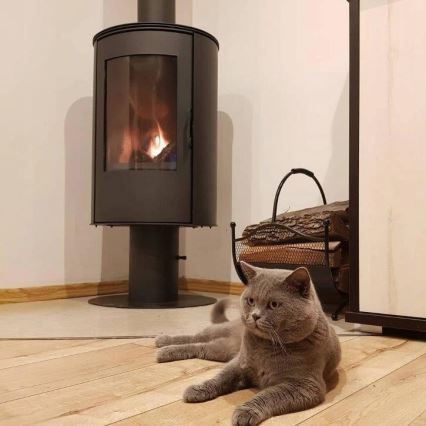Kratki - Steel fireplace 8kW 150mm
