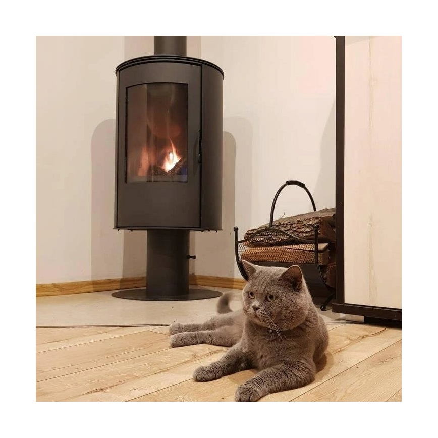 Kratki - Steel fireplace 8kW 150mm