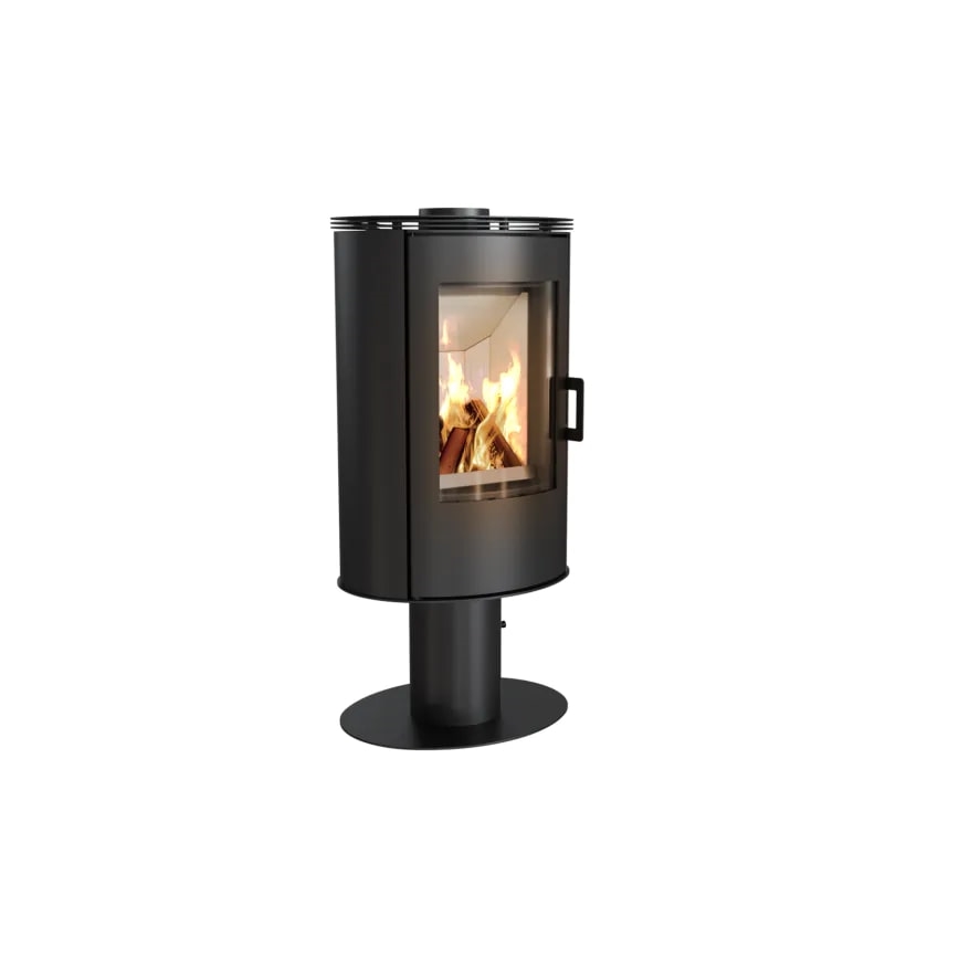Kratki - Steel fireplace 8kW 150mm