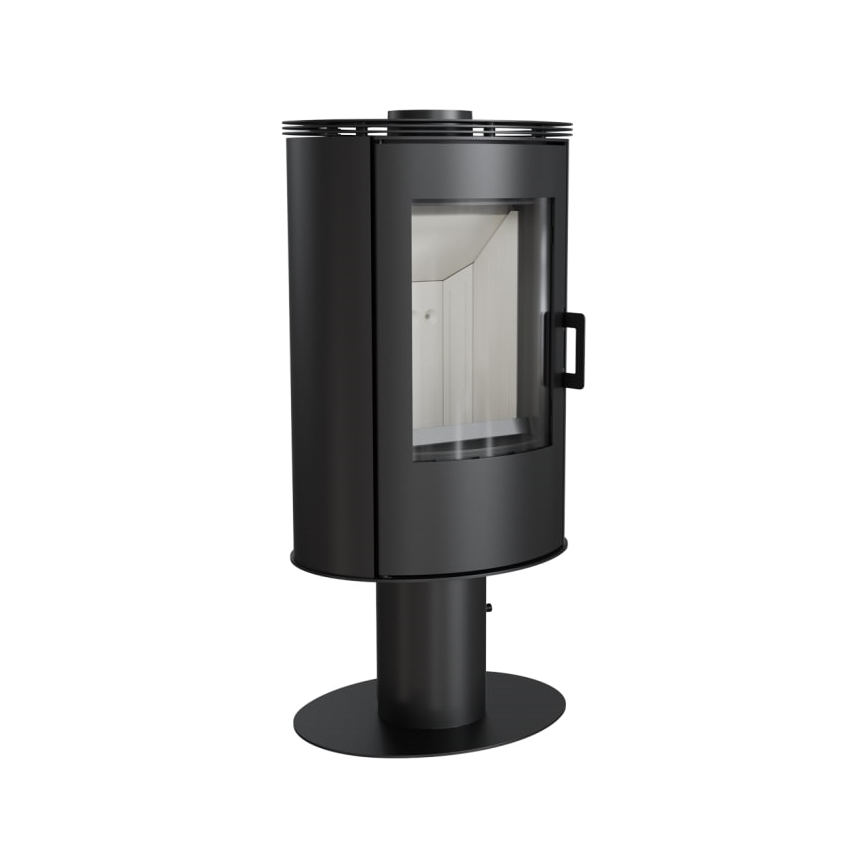 Kratki - Steel fireplace 8kW 150mm