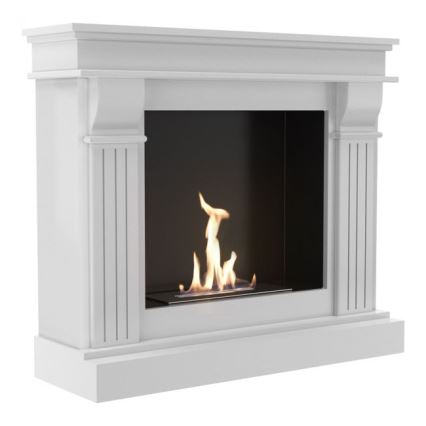 Kratki - BIO eldstad 97,9x115 cm 3kW vit