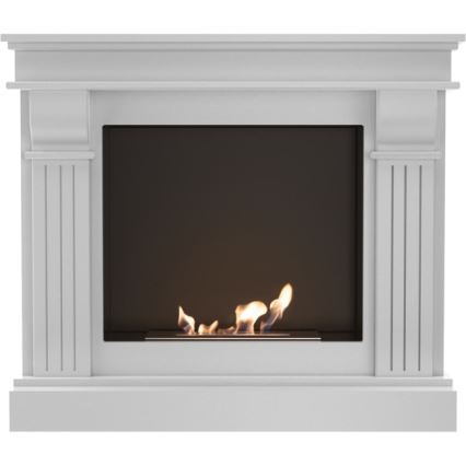Kratki - BIO eldstad 97,9x115 cm 3kW vit