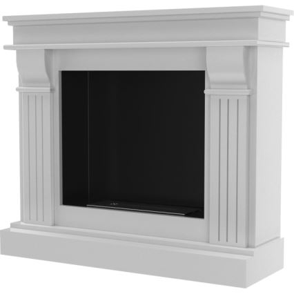 Kratki - BIO eldstad 97,9x115 cm 3kW vit