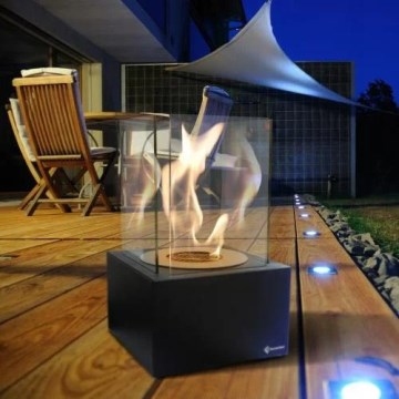 Kratki - BIO eldstad 35,3x25 cm 1kW svart